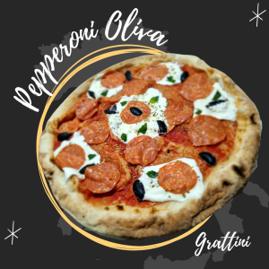 Pepperoni Oliva | Pizza de 30 cm