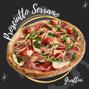Prosciutto Serrano | Pizza de 30 cm