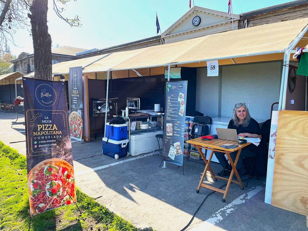 Grattini pizza en un evento especial